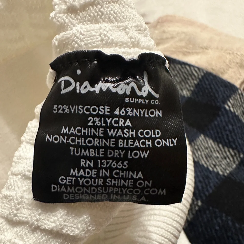 Diamond Supply Co Quartz Varsity Zip Up Cardigan - NWT - Size XL